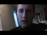 Masturbating My Cock to a Big Cum Shot at Home
