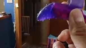 Pt1-Her birthday CLIT vibrator - so juicy