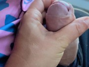 Risky Handjob on Public Bus - Cum on Hands + Post Cum Play! 4/16