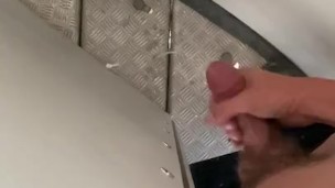 Throbbing dick and sore ball relief at work