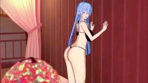 Esdeath at sexy stage (3D Ecchi) (Akame ga Kiru)
