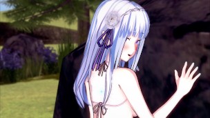Indeed, I love Emilia! (3D Ecchi) (Re:Zero)