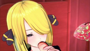 Cynthia will tame you! (3D Porn) (Pokemon)