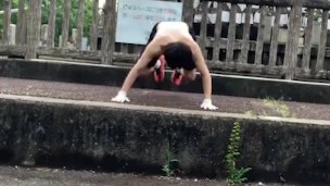 I did a sexy training yesterday with a Korean fuck buddy!! I was spanked many times!!【ANAL】