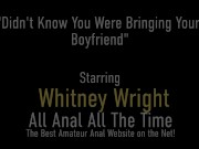 Peek-A-Butt! Cuckold BF Watches Big Assed Whitney Wright Get Some Anal! 1/16