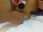 she enjoys and gets a little restless when I torture her like that, I love her moans. 6/16