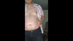 Growing belly play in the morning at 90kg | 198lbs
