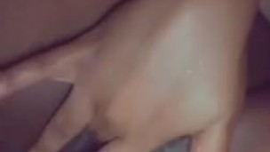 Can you hear the sound of my wet pussy? 😩