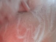 Soapy tits in the shower