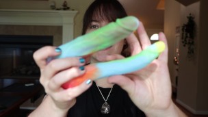 Toy Review - John Thomas® DOUBLE BUBBLE Platinum Silicone Dildo