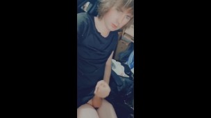  femboy playing with himself