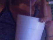 Fat soaking pussy after smoke 5/16