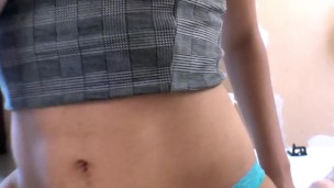 Big tits girlfriend ride my and get bouncing boobs