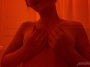 Cutie is having a bath and scrubbing (homemade) 16/16