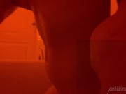 Cutie is having a bath and scrubbing (homemade) 9/16