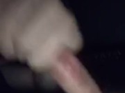 Hard cock gets wet and cums 