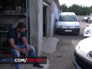 Intense sex in a garage with a busty cougar 2/16