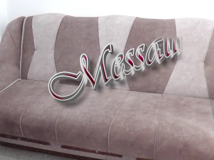 Husband made clone wife and now two naked women masturbate pussy in bedroom on sofa. Milf orgasm