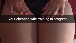 Slut wife libido training in progress - Snapchat Cuckold Captions