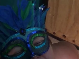 Daddy let me eat come out of condom