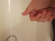 fun with my dick in bathroom