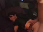 Hotwife Dannika gets her tiny milf pussy shared and fucked by a stranger while hubby films 15/16
