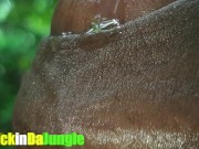 Lots of Delicious Precum peeks out and slowly Drips down my BBC got me so Horny and excited!