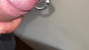 Pierced Cock Teasing