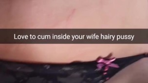 I love to cumming inside your cheating wife fertile pussy! - Cuckold Captions Snapchat