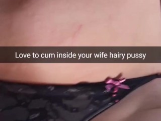 I love to cumming inside your cheating wife fertile pussy! – Cuckold Captions Snapchat
