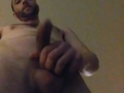 just playing with my cock 4/16
