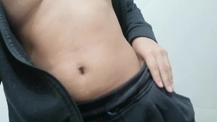 I wake up horny and I film myself peeing