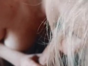 Hot blonde teases cock…. part 1