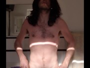 Hot Rocker Musician Guy Strips To His Own Music!!! - Screenshot 1 of 16 - Big Cock