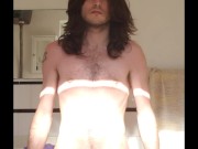 Hot Rocker Musician Guy Strips To His Own Music!!! - Screenshot 7 of 16 - HD