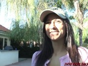 Door Delivery girl Reena opens her back door to some BBC 2/16