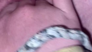 Playing with my tight ass and squirting upclose
