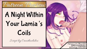 Extended Patreon Preview: A Night Within Your Lamia's Coils Part 1