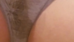 Milf with wet panties 