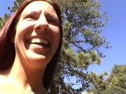 Redhead Masturbates Outdoors 13/16