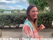 Ava Moore - Bukkake sur la plage nudiste de la baie des cochons au Cap d’Agde - PORNO REALITE 12/16