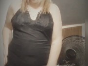 Cooling off before work. Getting ready for appointments 4/16