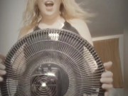 Cooling off before work. Getting ready for appointments 9/16