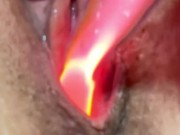  Mr.Hyde knows how to get the juices flowing in Mz.Jekyll's tight pretty little pussy!