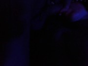 Hot French milf sucks cock and anal sex in night club in front of strangers - MissCreamy 15/16