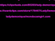 LADY DEMONIQUE- BALLBUSTING - CALCI NELLE PALLE - BDSM - SCHIAVO E PADRONA - DOUBLE DOMME 15/16