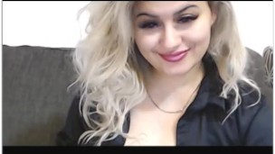 lovely face blonde babe tease