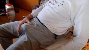 Winter in Buenos Aires and it's freezing, but I still must masturbate my cock!