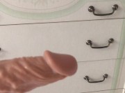 Dad fuck me in the mouth and pussy! Made me sit on a dildo 6/16