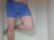 Pissing in the shower 12/16